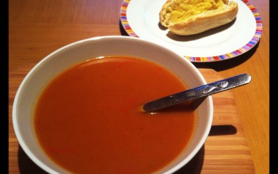 Butternut Squash & Red Pepper Soup