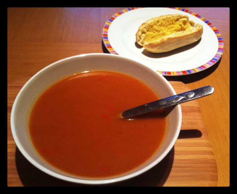 Butternut Squash & Red Pepper Soup