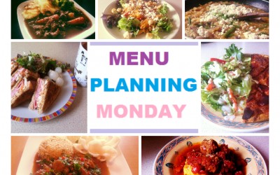 Menu Planning Monday 12th May 2014