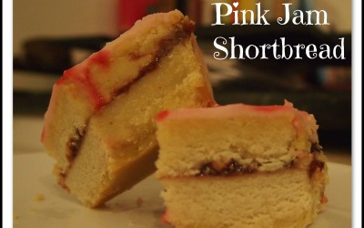 Pink Jam Shortbread